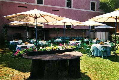 Tenuta di Colonna - Il giardino dell'Osteria della Colonna