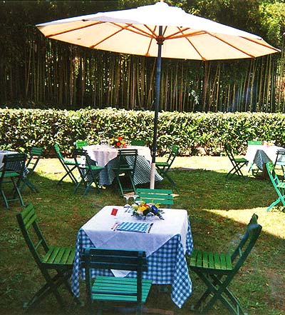 Tenuta di Colonna - Il giardino dell'Osteria della Colonna