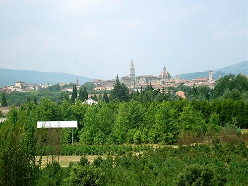 Tenuta di Pistoia - Scorcio su Pistoia