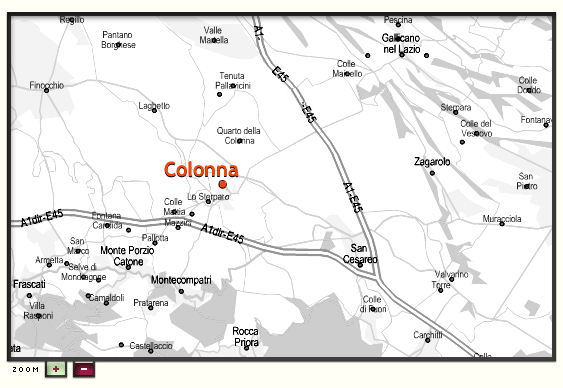 Come arrivare a Colonna